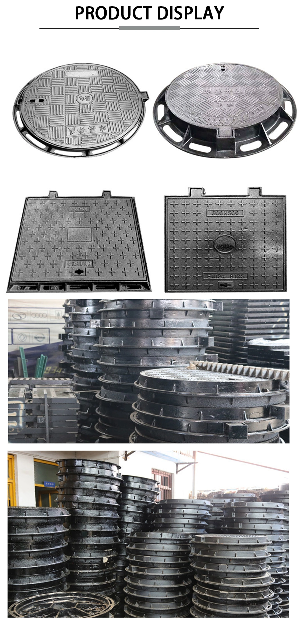 Ductile Iron Manhole Cover Protection Grateing Ductile Iron Parts Tree Grate