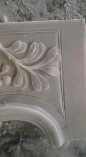 Decorazione interna in stile occidentale, camino in marmo bianco puro (SY-MF021)